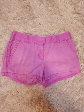 J Crew Faded Barbie Pink Broken-In Chino Shorts Size 0